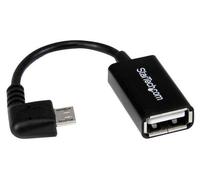 STARTECH - Cavo adattatore Micro USB On-The-Go ad angolo retto