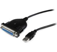 StarTech.com Cavo adattatore stampante USB a parallela DB25 - 1,80 m M/F