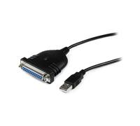 STARTECH Cavo adattatore USB a parallela DB25 1,8 m Nero