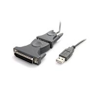 STARTECH Cavo adattatore USB a Seriale RS232 DB9 / DB25 - 0,9 m Grigio