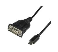 STARTECH Cavo Adattatore USB-C a Seriale DB9 RS232 0,4 m Nero