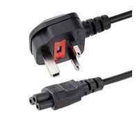 StarTech.com Cavo di Alimentazione per Notebook da 2m Cavo Elettrico AC di Ricambio per Alimentatori da BS 1363 UK a C5 2.5A-250V, 18AWG, Omologato UL