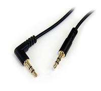 ST MU1MMSRA - Cavo audio, jack da 3,5 mm stereo, 30 cm, angolato
