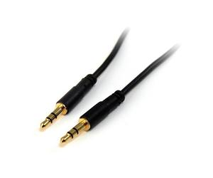 STARTECH Cavo Audio Stereo Slim 90 cm 3.5mm Maschio/Maschio Nero