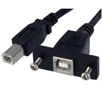 STARTECH - Cavo da presa USB B a spina B per montaggio a pannello da 0,3 m