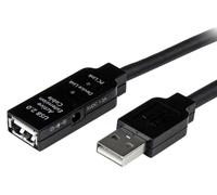 STARTECH Cavo di Estensione Attivo USB 2.0 Maschio/Femmina, 10m Nero