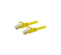 STARTECH Cavo di rete Cat6 UTP senza ganci - 50 cm Giallo - Cavo Ethernet RJ45 anti-groviglio - Cavo patch