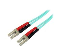 STARTECH cavo di rete patch in fibra ottica multimodale 10 Gb 1m LC-LC Turchese