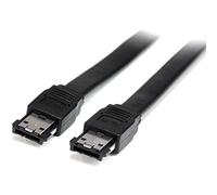 StarTech Cavo eSATA Schermato Esterno 90cm, M/M, Nero (ESATA3) | Trasferimento Dati ad Alta Velocita, Ideale per Hard Disk Esterni, Robusto