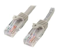 StarTech Cavo Ethernet Cat5e Antigroviglio 1m, PoE, Grigio (45PAT1MGR) | Cavo Patch UTP, Conduttori in Rame, Supporta Gigabit Ethernet