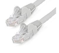 StarTech.com Cavo Ethernet N6LPATCH15MGR Cat6 UTP 15 m LSZH 10GbE 100W PoE RJ45 Grigio