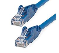 StarTech.com Cavo Ethernet CAT6 1m - Cavo rete Lan RJ45 10 Gigabit 100W PoE - Cavo dati/patch UTP 10GbE - Testato individualmente - Low Smoke Zero Halogen- Certificato UL/TIA - Blu (N6LPATCH1MBL)