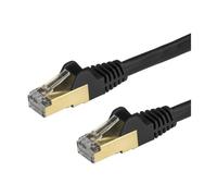 STARTECH Cavo Ethernet Cat6a 2m Schermato STP Nero con Placcatura Oro