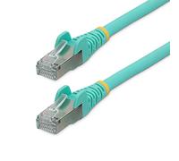 StarTech Cavo Ethernet CAT6A NLAQ-7M-CAT6A-PATCH – 7 m LSZH S/FTP 10GbE 500MHz PoE++ Acqua