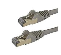 StarTech Cavo Ethernet Cat6a Antigroviglio 50cm, Grigio (6ASPAT50CMGR)