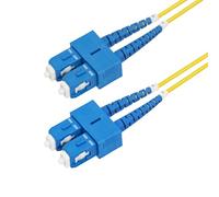 StarTech.com Cavo in fibra ottica duplex monomodale OS2 da SC a SC (UPC) da 3m, 9/125µm, 40G/100G, Cavo patch in fibra LSZH