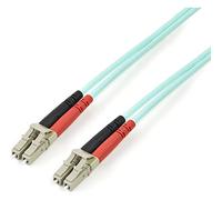 StarTech.com Cavo in fibra ottica multimodale da LC/UPC a LC/UPC OM4 da 3 m - Fibra LOMMF/VCSEL Zipcord da 50/125 µm, Reti 100