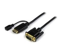 StarTech.com Cavo Convertitore attivo HDMI a VGA - Adattatore HDMI a VGA M/M - 1920x1200 / 1080p da 1,8m