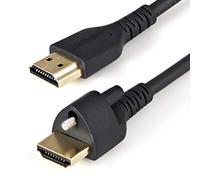 StarTech Cavo HDMI 2.0 con Vite di Bloccaggio da 1m, 4K 60Hz, HDR, M/M