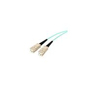 Startech 2m 10 Gb Aqua Fiber Patch Cable Lc/sc Blu