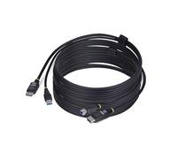 StarTech.com Cavo KVM DisplayPort e USB 5Gbps da 3m, Cavo Combinato DP 1.2 4K 60Hz e USB-A 3.0 per Switch KVM