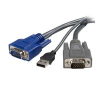StarTech Cavo KVM Ultra-Sottile USB VGA 2 in 1, 3m (SVUSBVGA10)