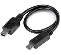 Startech Cavo Usb Otg -micro Usb A Mini Usb -20cm One Size Black