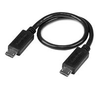 StarTech Cavo USB OTG Micro USB a Micro USB M/M 20 cm Nero Taglia unica