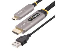 StarTech.com Cavo ottico attivo (AOC) da USB-C a HDMI 2.0 da 15,2 m, 4K 60Hz, cavo adattatore USB Tipo-C a HDMI, CL3