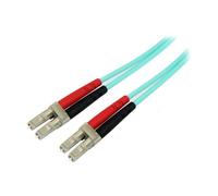 STARTECH Cavo Ottico Multimodale Duplex OM4 5m LC/LC Turchese 100Gb