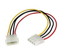 StarTech Cavo Prolunga Alimentazione Molex LP4 da 30cm (LP4POWEXT12) | Estende i Collegamenti Interni del PC, Ideale per Case di Grandi Dimensioni
