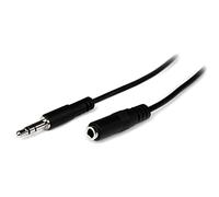 StarTech Cavo audio di prolunga stereo MU1MMFS – 3,5 mm M/F 1 m slim Nero