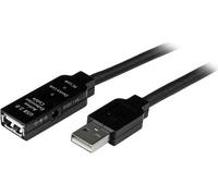 Startech Extension 20 M Usb 2.0 Alt One Size Black