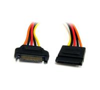 STARTECH Cavo SATA Estensione 15 pin 30 cm Maschio/Femmina Multicolore