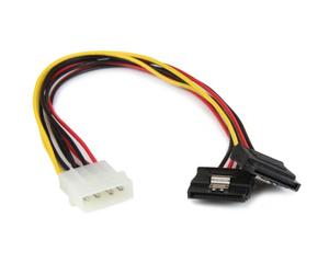 StarTech Cavo Sdoppiatore Y 30cm, LP4 a 2x SATA Latching (PYO2LP4LSATA) 12 inch