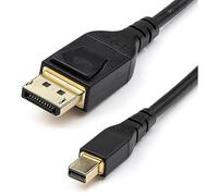 StarTech.com Cavo da Mini DisplayPort a DisplayPort 1.4 certificato VESA da 1m- 8K 60Hz HBR3 HDR, Cavo da mDP a DP 1.4 Super UHD, Sottile (34 AWG) HD 4K 120Hz, Cavo monitor/video (DP14MDPMM1MB)