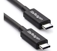 StarTech Cavo Thunderbolt 3 Passivo 50cm 40Gbps 100W PD 4K/5K USB-C Nero | Supporta Thunderbolt 4 e USB 3.2, Cavo Dati e Video ad Alte Prestazioni