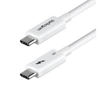 StarTech Cavo Thunderbolt 5 da 1 m, 80 Gbps (fino a 120 Gbps), PD 240 W, 8K 60Hz, Cavo Thunderbolt Certificato compatibile con TB4 / USB4 / USB-C; Bianco