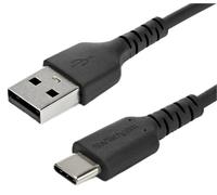 STARTECH - Cavo TPE da USB-A durevole a spina USB-C Cavo USB 2.0, 1 m nero