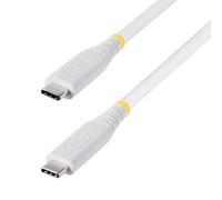 StarTech, cavo USB 4 da 91 cm, 40 Gbps, cavo USB-C certificato USB-IF, 240 W, 8K 60Hz/4K 240 Hz, DP2.1, compatibile con Thunderbolt 4, bianco