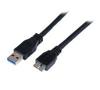 StarTech Cavo USB-A a Micro-B 1m, 5Gbps, M/M, Nero (USB3CAUB1M) | Certificato USB-IF, USB 3.2 Gen1, Retrocompatibile USB 2.0, Ricarica e Dati
