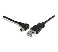 StarTech Cavo USB-A a Mini-B Angolo Sinistro 1,8m, Nero (USB2HABM6LA)