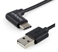 StarTech Cavo USB-A a USB-C 1m Angolato 90°, Ricarica 3A (USB2AC1MR) | Sincronizzazione Dati, USB 2.0, Ideale per Spazi Ridotti