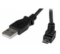 STARTECH - Cavo USB A maschio a Micro B maschio angolato in alto, 2 m nero