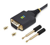 StarTech Cavo USB-Seriale 1P10FFCN – 3 m, FTDI, USB-A RS232, DB9 intercambiabili, Argento