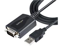 STARTECH Cavo USB Adattatore Seriale 1M Nero - DB-9 a USB Type-A