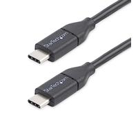 StarTech Cavo USB-C 3m, Ricarica e Sincronizzazione PD 60W, Nero (USB2CC3M) | Cavo USB 2.0 3A, Ideale per Laptop, Smartphone e Tablet, Connettore Reversibile