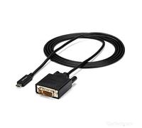 StarTech Cavo USB-C a DVI-D 2m 1920x1200 1080p Nero (CDP2DVIMM2MB) | Convertitore Video per Monitor e Display DVI-D, Ideale per Laptop e PC