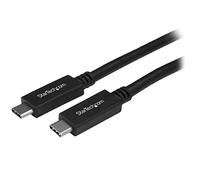 StarTech Cavo USB-C a USB-C 50cm, USB 10Gbps, 60W PD 3A, 8K 60Hz/4K 144Hz | Video 8K 60Hz, Trasferimento Dati