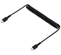 STARTECH Cavo USB-C a USB-C Ricarica e Sincronizzazione Spirale Rinforzato, 1m